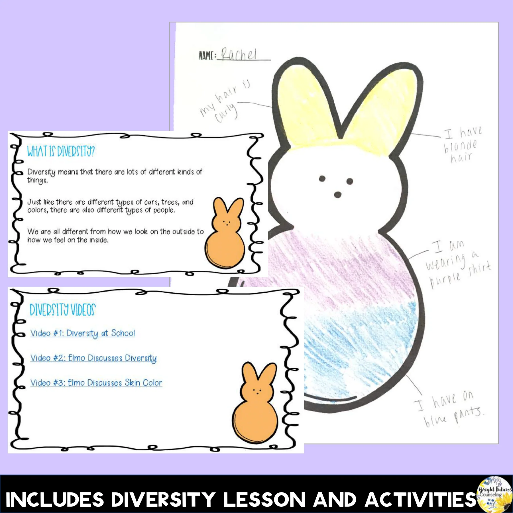 Easter Counseling Activities Bundle - School Counseling Easter Activities - Image 4