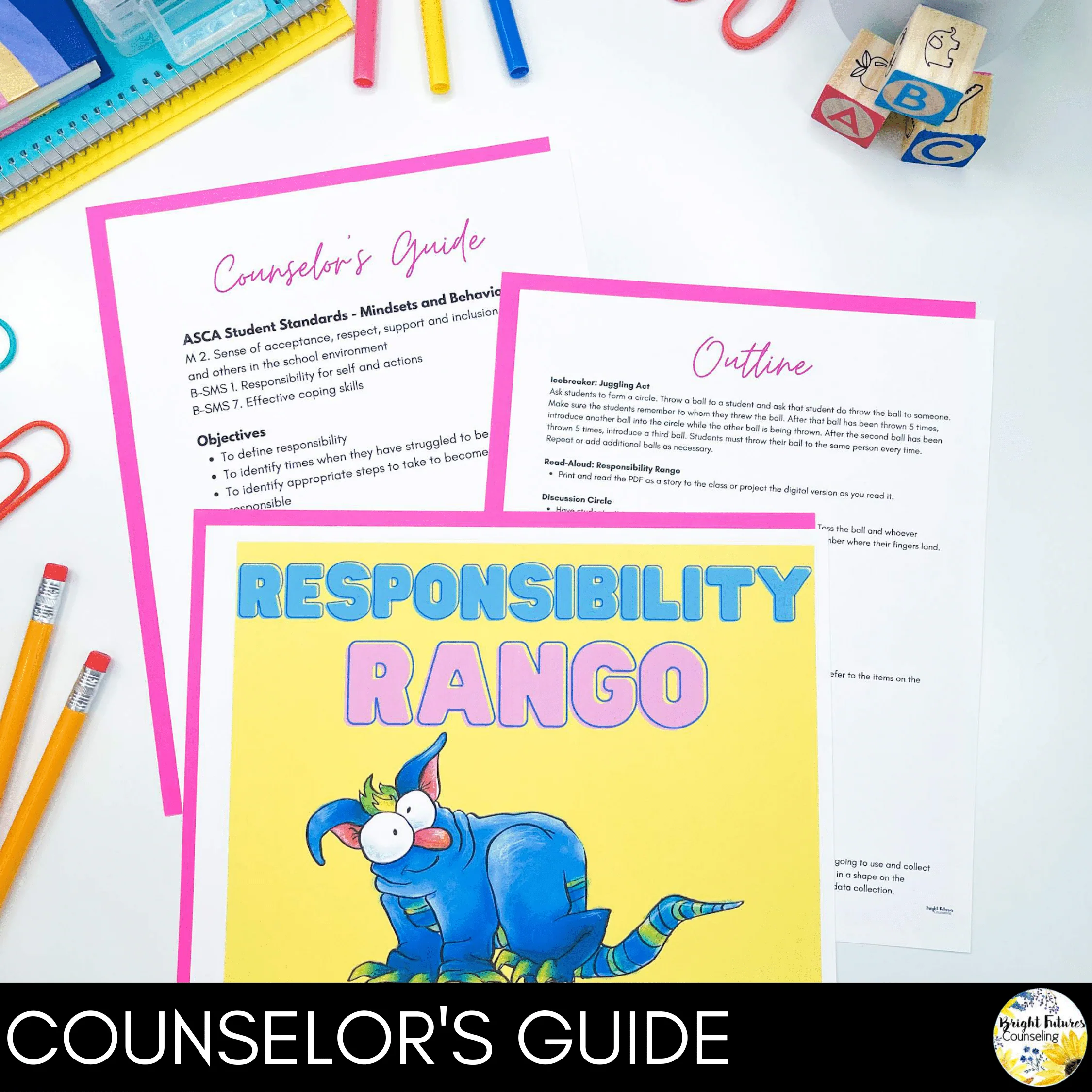 School Counseling Responsibility Guidance Lesson for Primary Students - Image 2