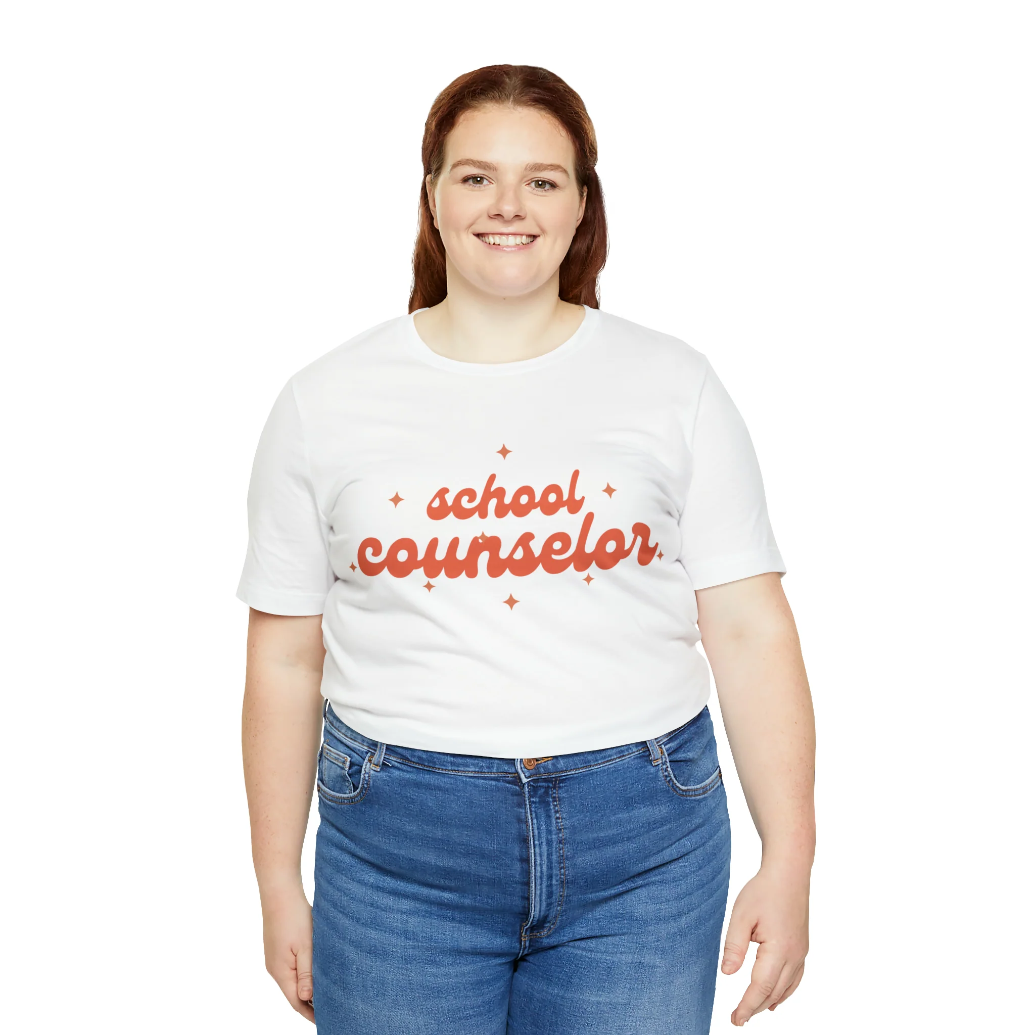 School Counselor Star Tee - Image 70