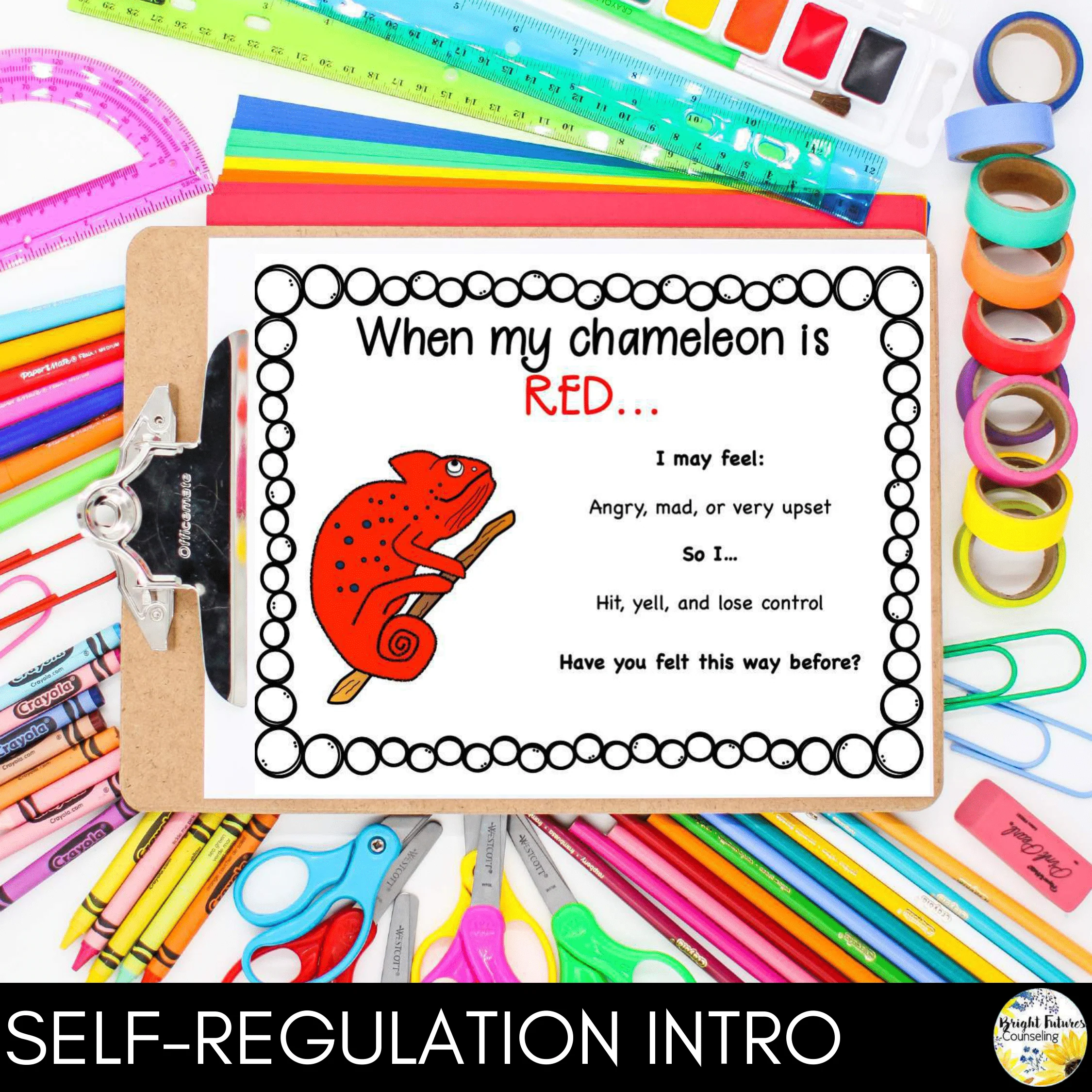 Self-Regulation SUPER BUNDLE Self-Regulation School Counseling Activities - Image 7